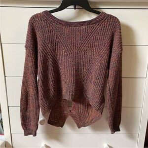 🍂 EXPRESS WOMENS SIZE XS HIGH LOW OPEN BACK SWEATER